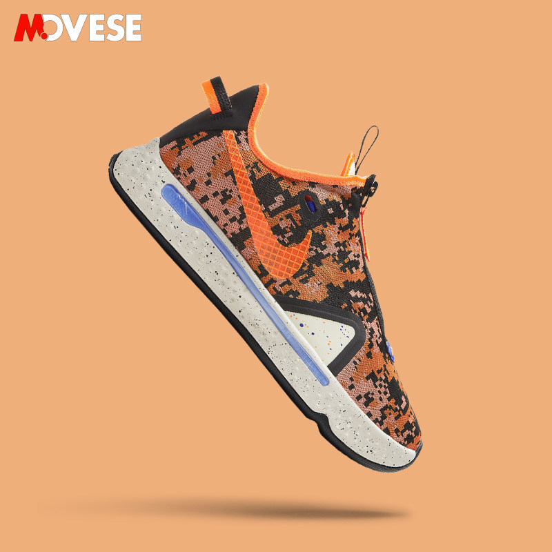 耐克nikepg4保罗乔治4代泡椒首发黑白拉链篮球篮球鞋
