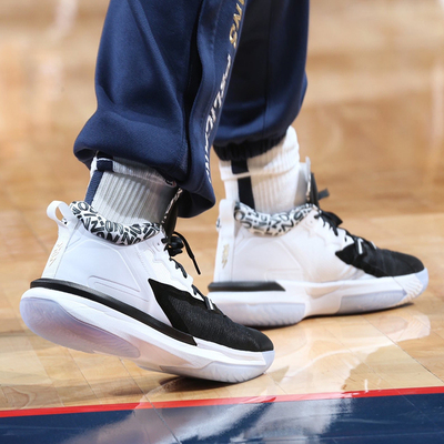 airjordanzion1锡安一代黑白实战篮球鞋da3129002