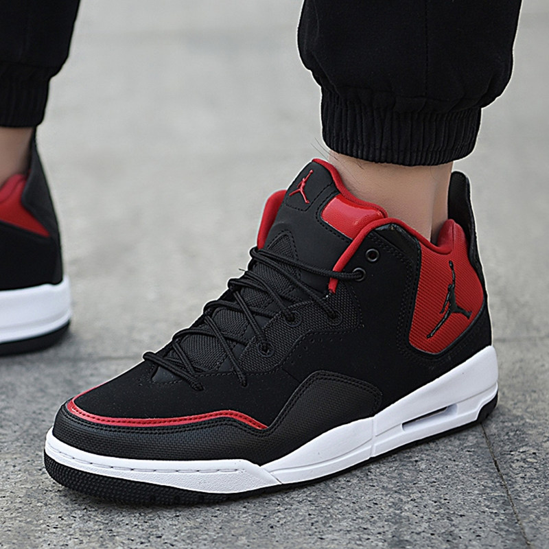 airjordancourtside简版aj23黑红男款休闲篮球球鞋篮球鞋