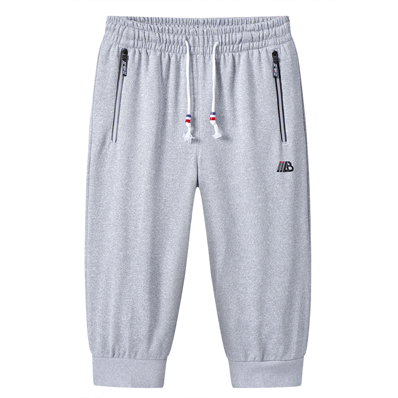 男士短裤2022新款夏季薄款宽松沙滩裤潮流外穿冰丝七7分休闲中裤