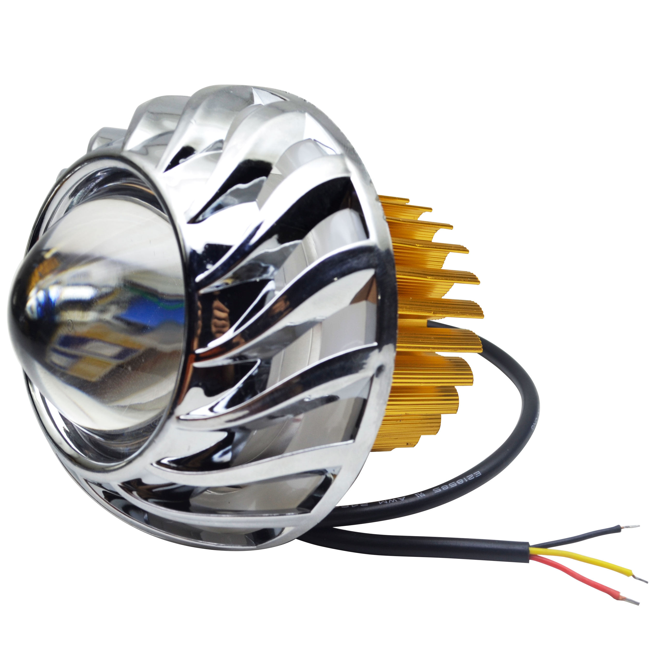 电瓶电动车led超亮天使恶魔眼爆闪强光大灯泡鬼火摩托车内置射灯