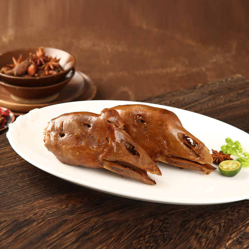 潮汕大公澄海狮头鹅卤鹅头卤水卤味熟食整条头鹅肉