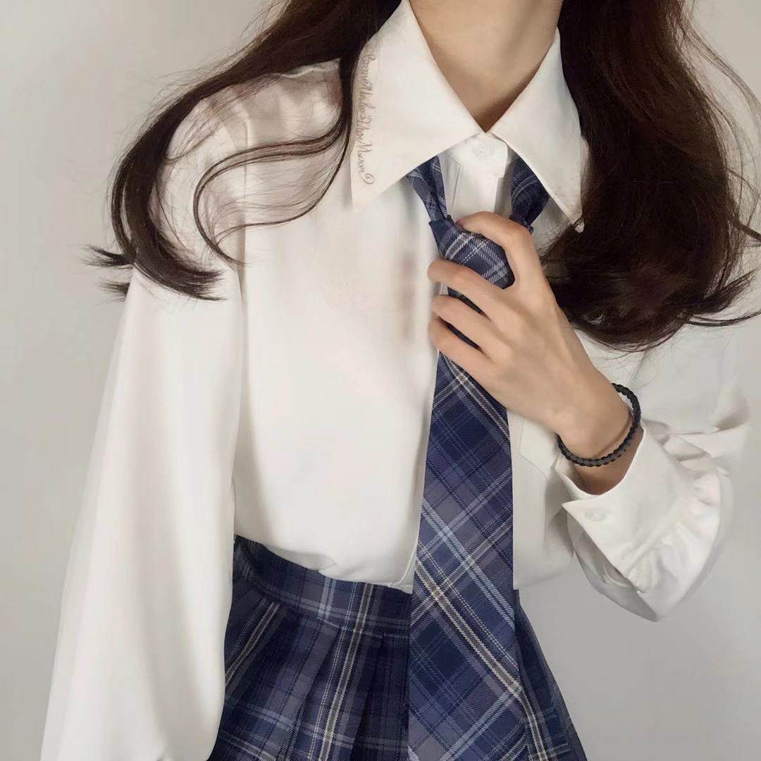 【神仙club】原创jk 月下鹤 蓝紫色格裙 (预约3月底发货)