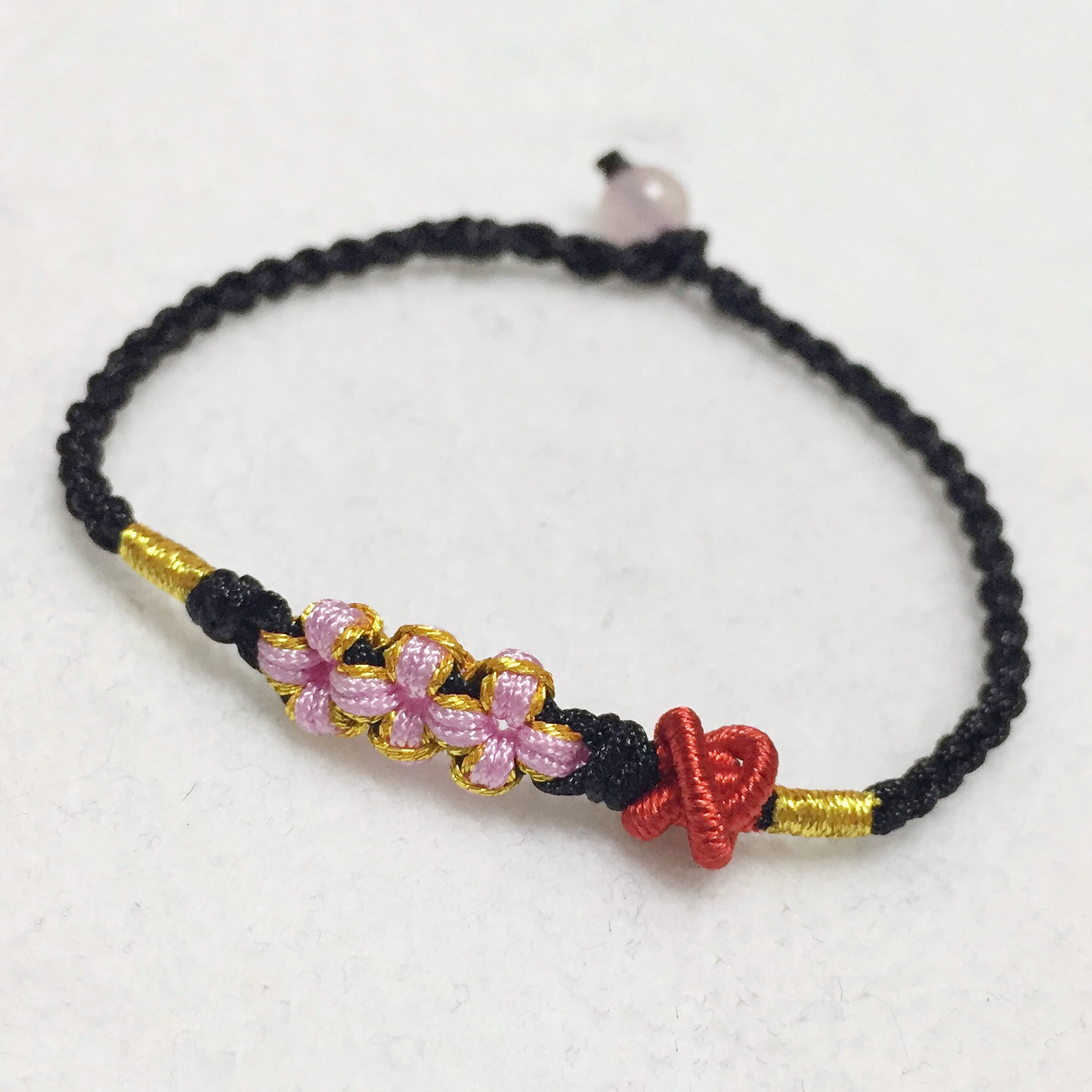 爆款手编手链手绳桃花网红玲珑抖音复古民族风手链