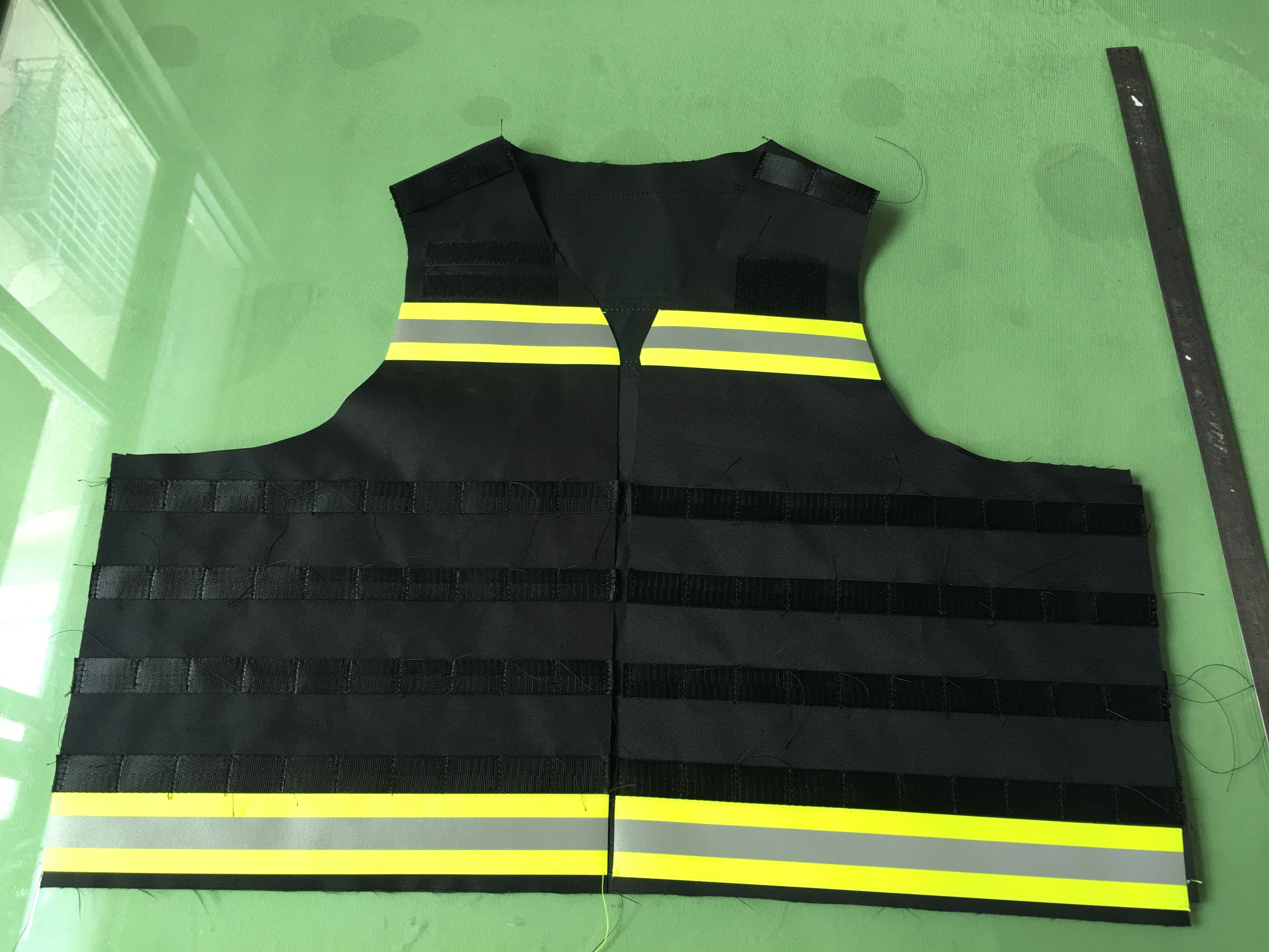 背心成都消防马甲通讯应急通信保障工装黑色魔术背心