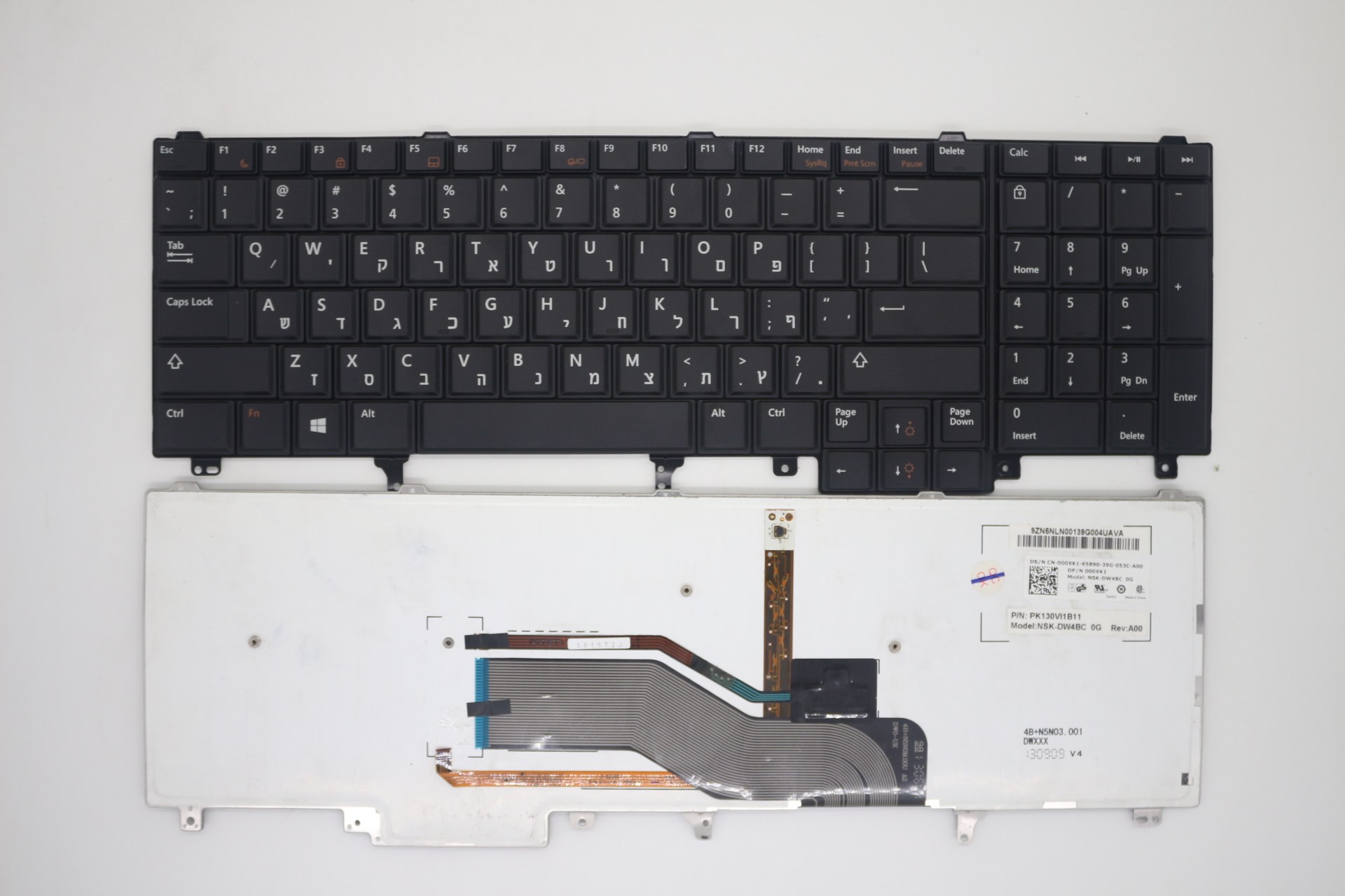 戴尔e6540e6520e5520e5530e6530m4600m6600键盘m4700平板电脑零部件