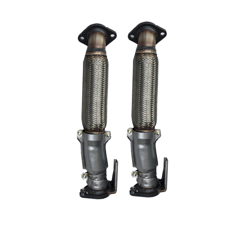 排气管适配长丰猎豹飞腾cs7前段软网连接消声器前节排气管