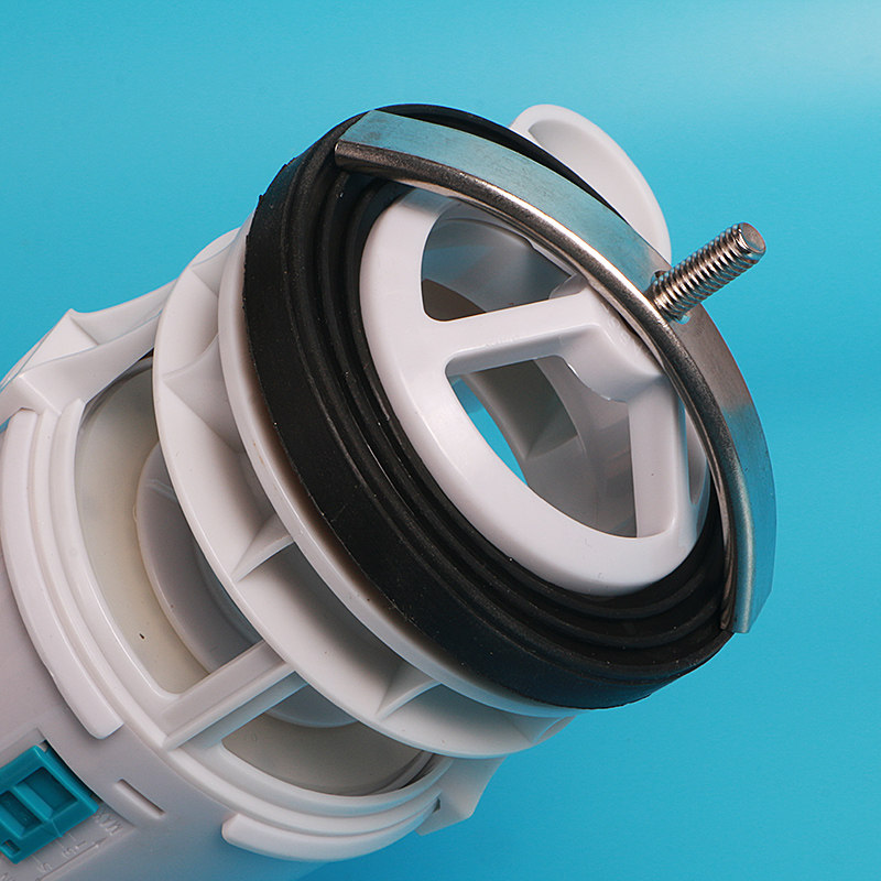 马桶水箱配件排水阀连体分体式双按排水阀座便器配件