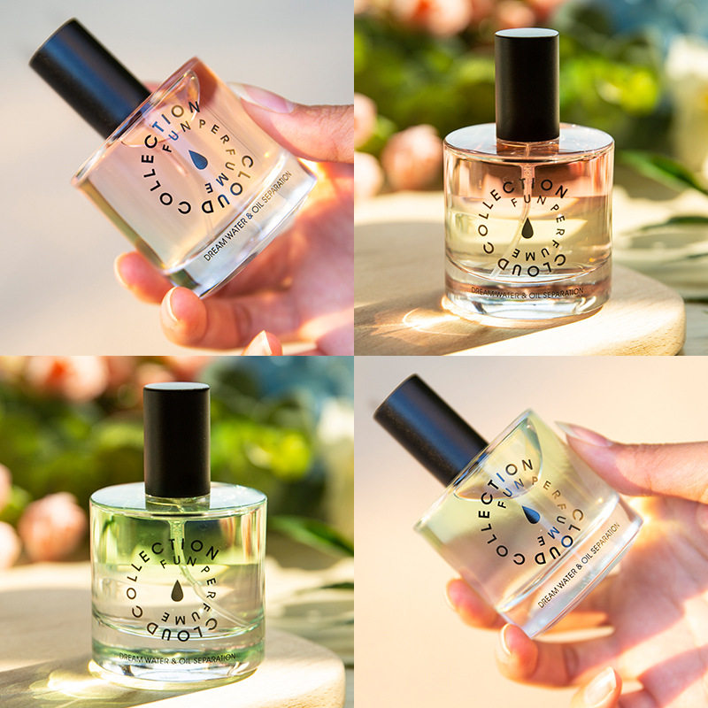 ins网红爆款奥迪丝云集梦幻油水分离香水50ml持久留香清新蓝风铃