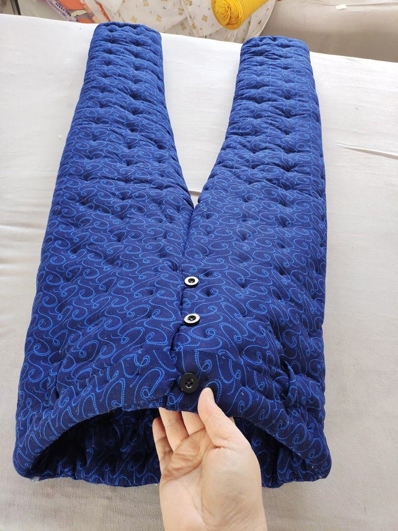 中老棉花棉裤开门腰带深档阔腿加厚加大弹性棉裤