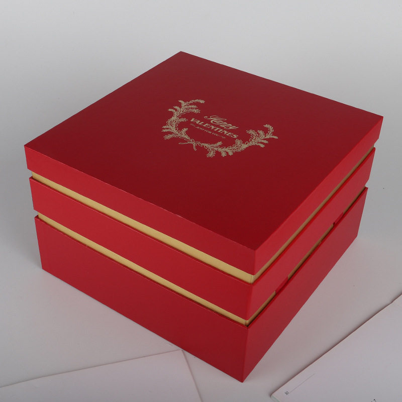 礼盒创意双层婚礼伴手商务包装硬盒喜糖糖盒礼品盒