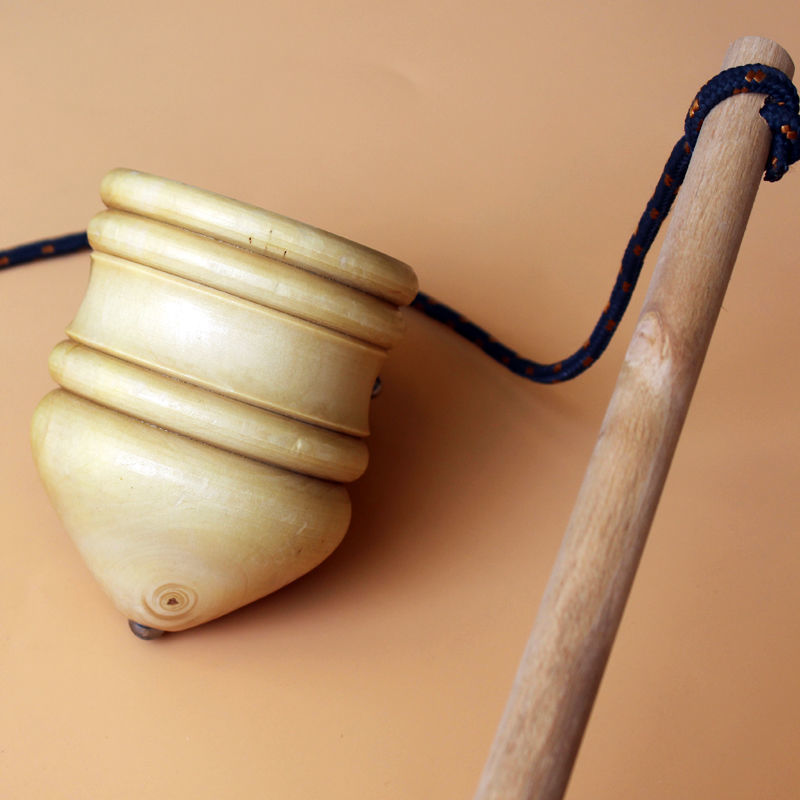 玩具怀旧包邮木陀螺7厘米冰猴实木木质陀牛幼儿园陀螺