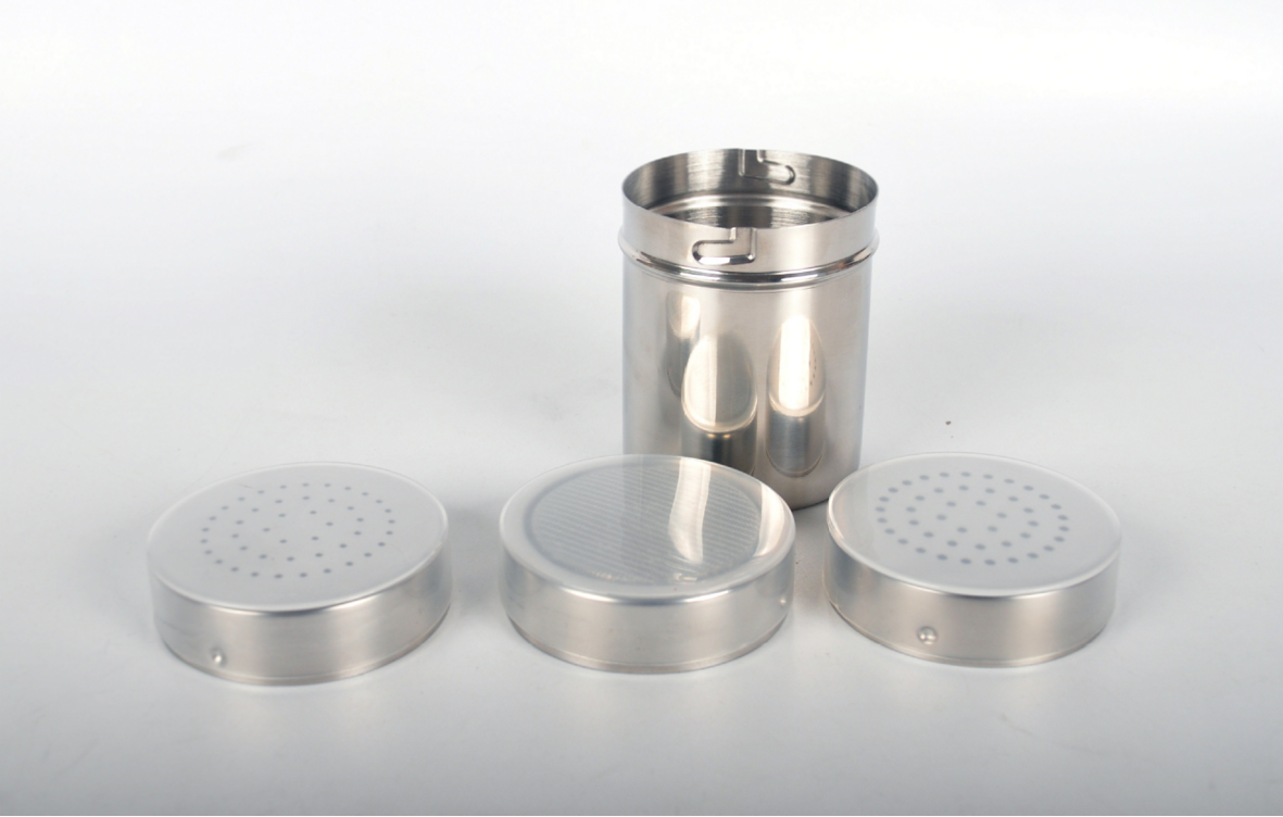 撒粉器带可可咖啡不锈钢撒粉筒撒粉罐精细网纱式桶烘焙模具