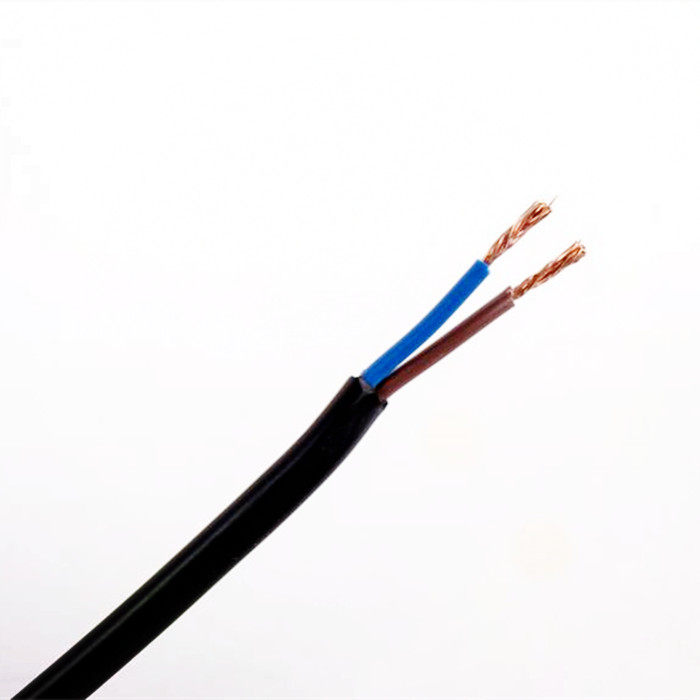 3c认证纯铜国标电源线插头2芯2* 0.75两项带线插头两孔二脚电源线