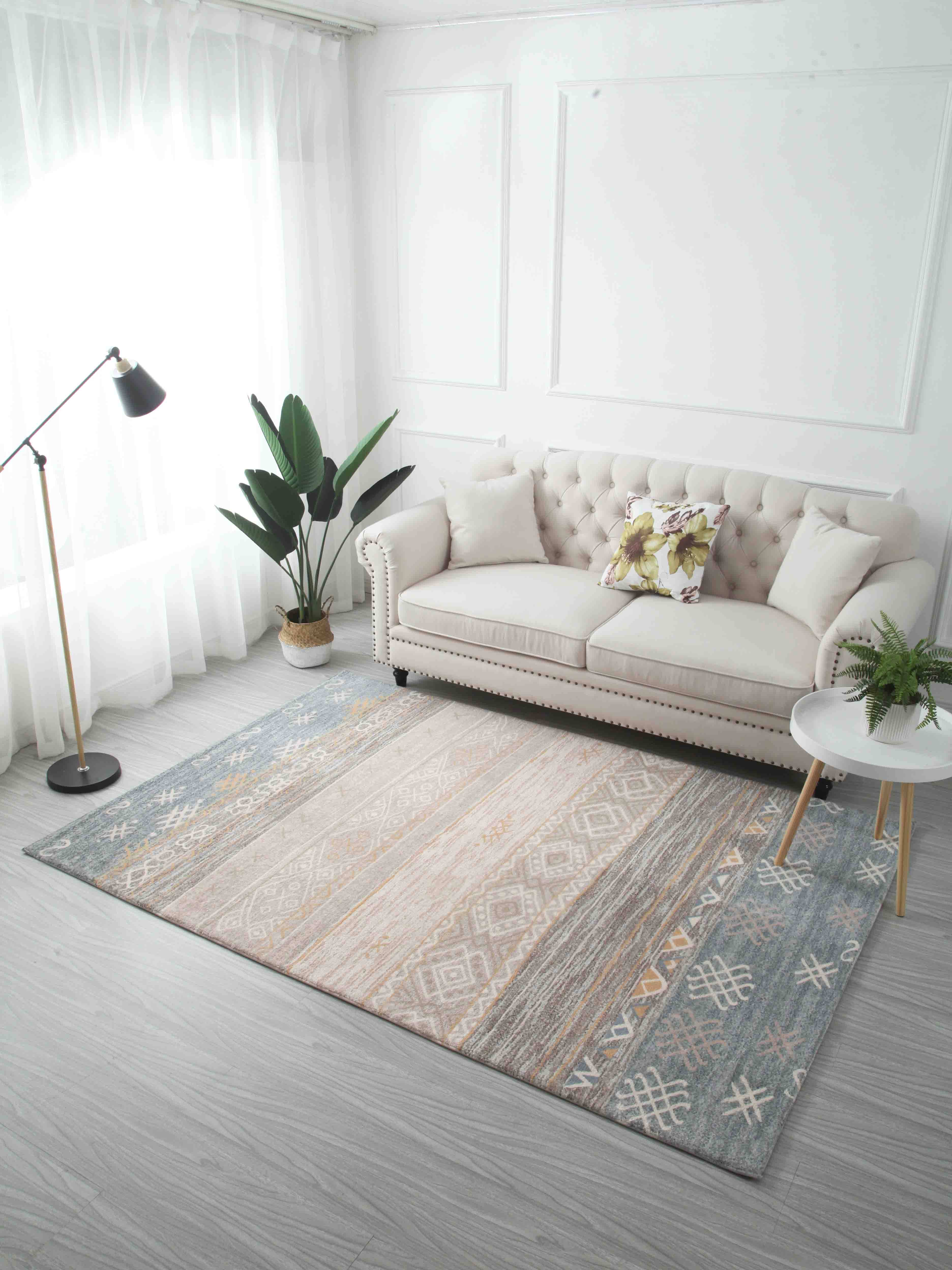 地毯北欧极简轻奢客厅茶几卧室可睡可坐办公室地毯