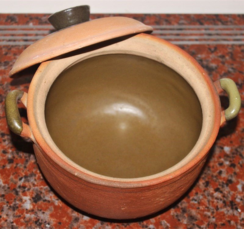 手工陶土砂锅陶瓷瓦罐传统老式炖锅煲汤土罐子 家用 陶土 老式