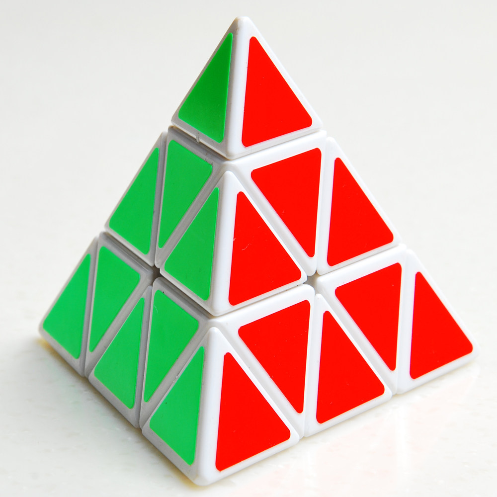 魔方异型套装圣手三阶金字塔三角形比赛专用斜转魔方