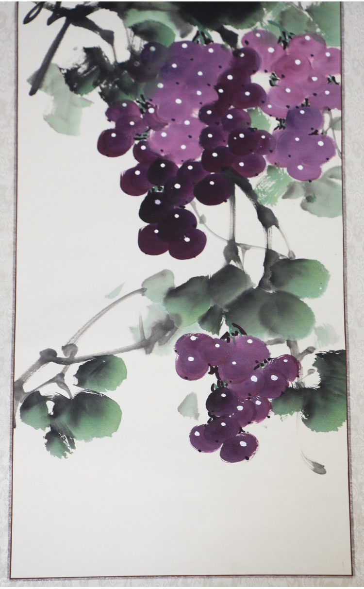 作品客厅已装裱 名家书画 葡萄手绘花鸟水墨画 真迹国画 金玉满堂字画