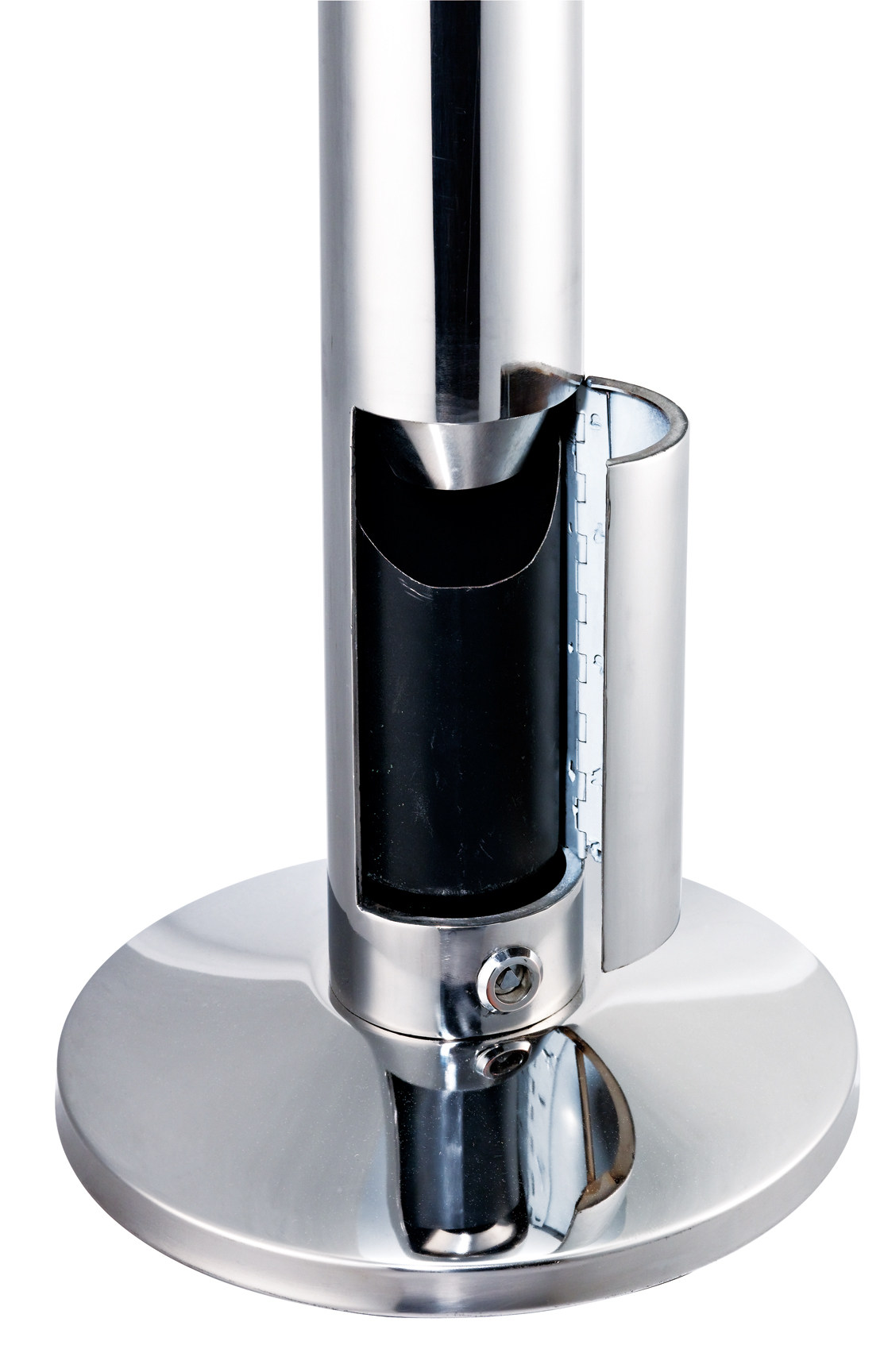 和畅顺南吸烟室不锈钢烟灰柱落地烟蒂柱户外灭烟桶抽烟室烟灰盅筒