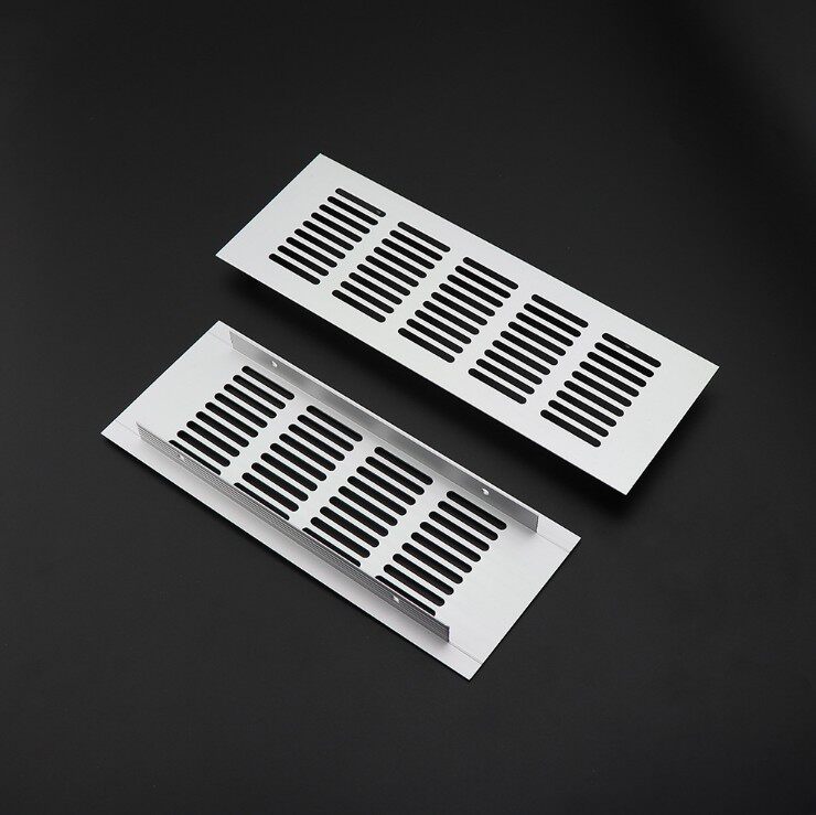 铝合金金银盖板排气透气通气多孔风口散热冲孔室内新风系统