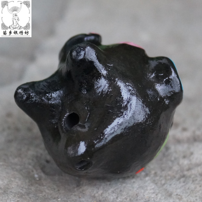 苗乡银绣贵州特产非物质文化遗产十二生肖球形黄平泥哨苗族泥哨