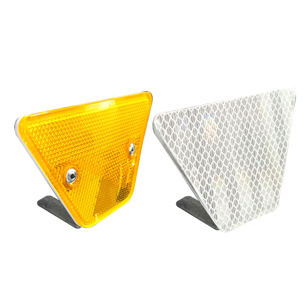 反光梯形轮廓双面矩形夜间警示标诱导标附着反光带