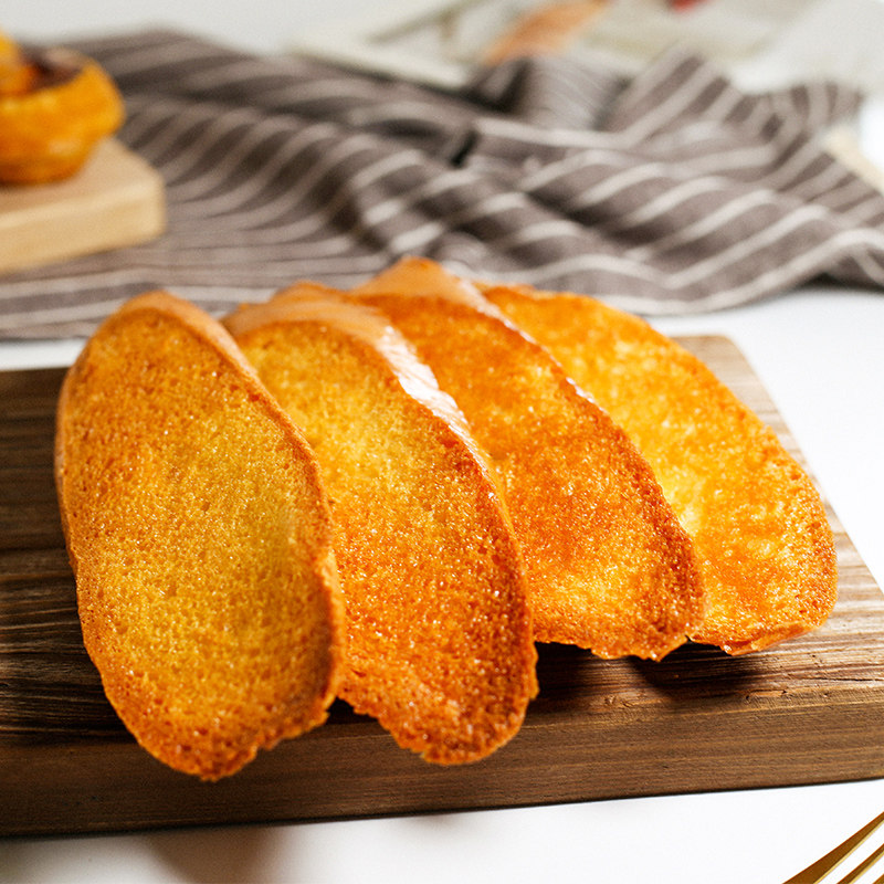 优比法式香片45kg箱法棍奶切片烤面包面包片冷冻传统西式糕点