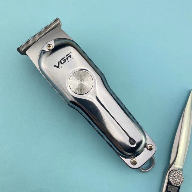 vgr光头电推雕刻刻痕成人0刀复古推子发廊理发器