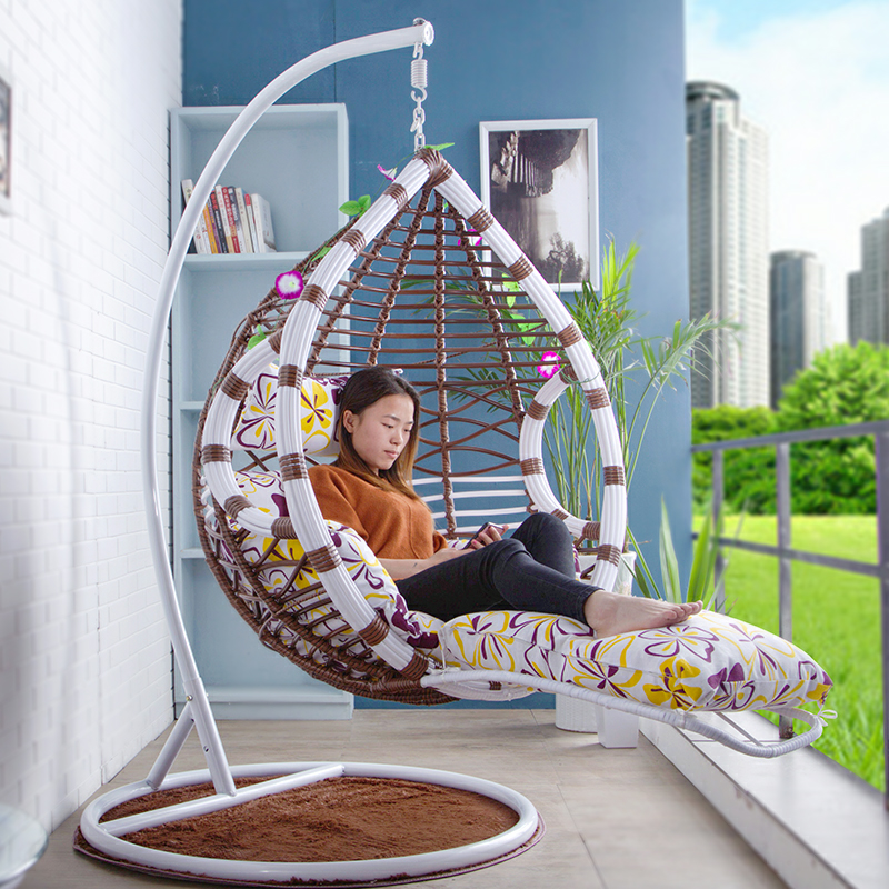 吊篮藤椅客厅吊床室内家用双人摇椅阳台成人户外秋千