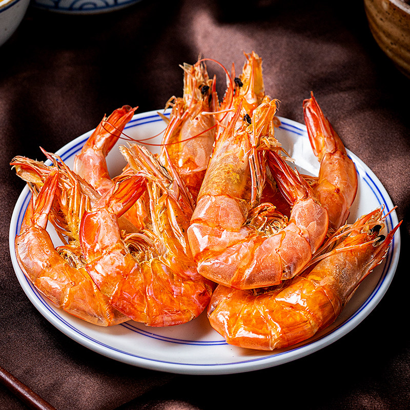 淘宝烤虾干即食大号特大炭烤对虾干温州东海特产优惠券