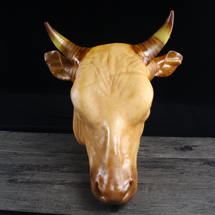 模型仿真牛头用品大型门头装饰创意艺术摆件仿真水果