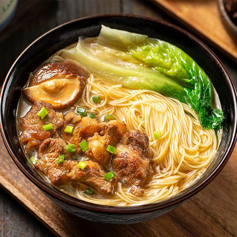 广式拉面鸡蛋面食早餐低脂面条竹升油炸袋装面条