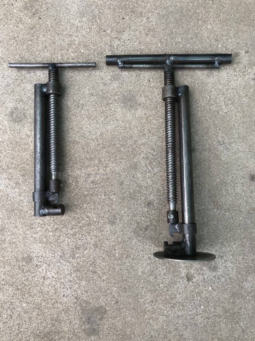 圆形铁质质地夹山夹开夹器通用加厚粗带圆底座其他机械五金(新)