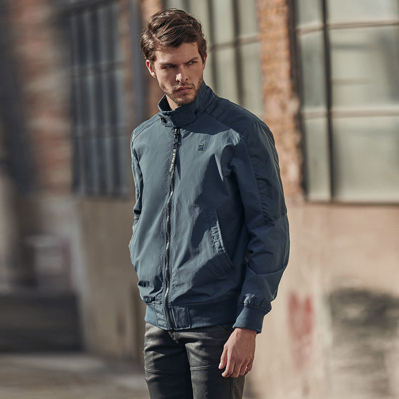 gstarraw春秋男士休闲时尚直筒高领meson夹克d15447夹克