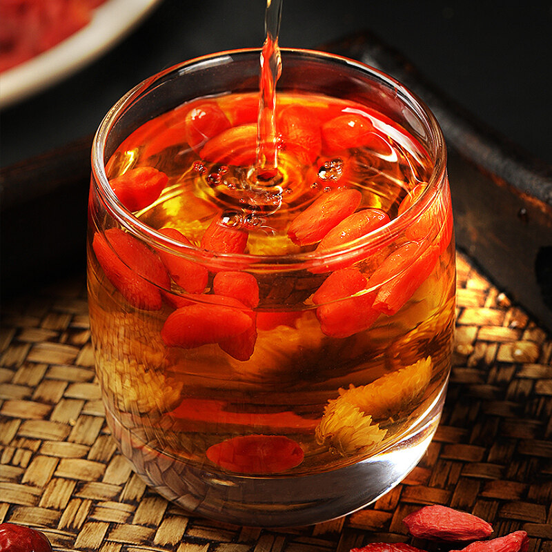 东海宁夏产红枸杞可补搭胎桂圆红枣水泡养生枸杞