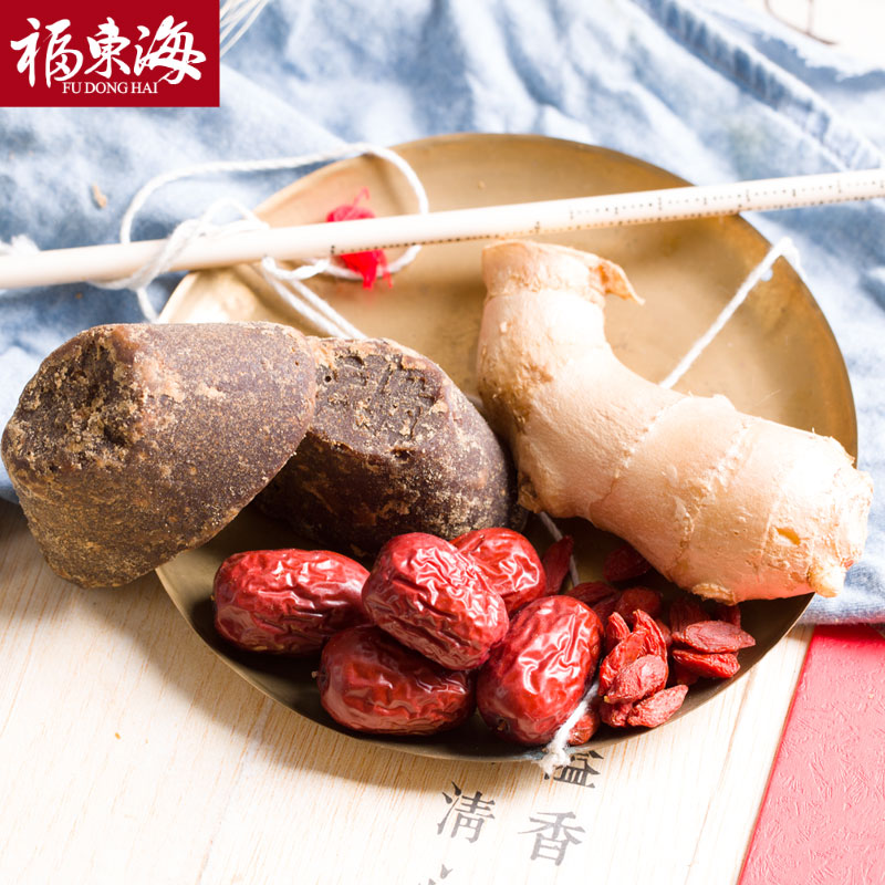 买2送1福东海红糖姜茶姜枣膏姜枣茶黑糖红枣茶老姜汤女人姜糖茶 - 图1