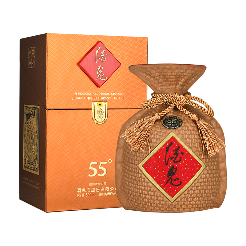 酒鬼酒55度500ml馥郁香型高度国产白酒礼盒装湖南白酒粮食酒