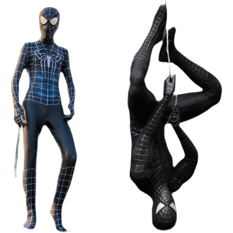 蜘蛛侠衣服漫威英雄远征cos连体紧身衣六一儿童节演出服饰