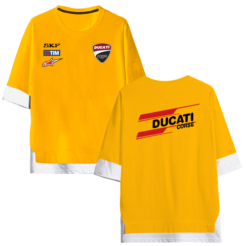 杜卡迪ducati机车个性街头衣服摩托车骑行男女休闲t恤