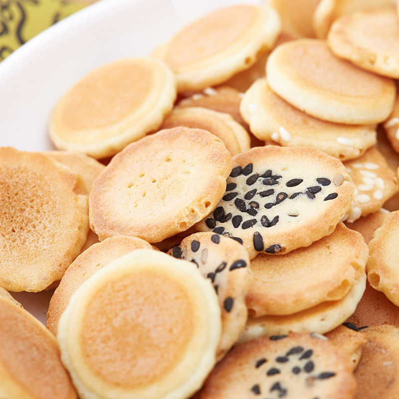 徐福记小丸煎饼干散装约500g 好吃的糕点心小吃早餐零食 - 优麦食品