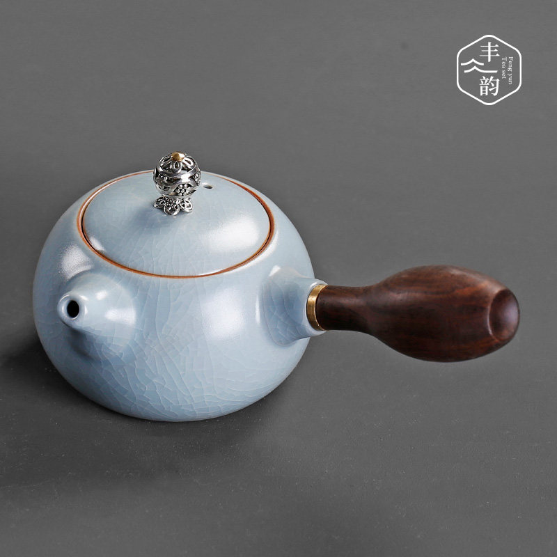 冰裂家用冲泡泡茶日式茶具功夫茶功夫单壶手工茶壶