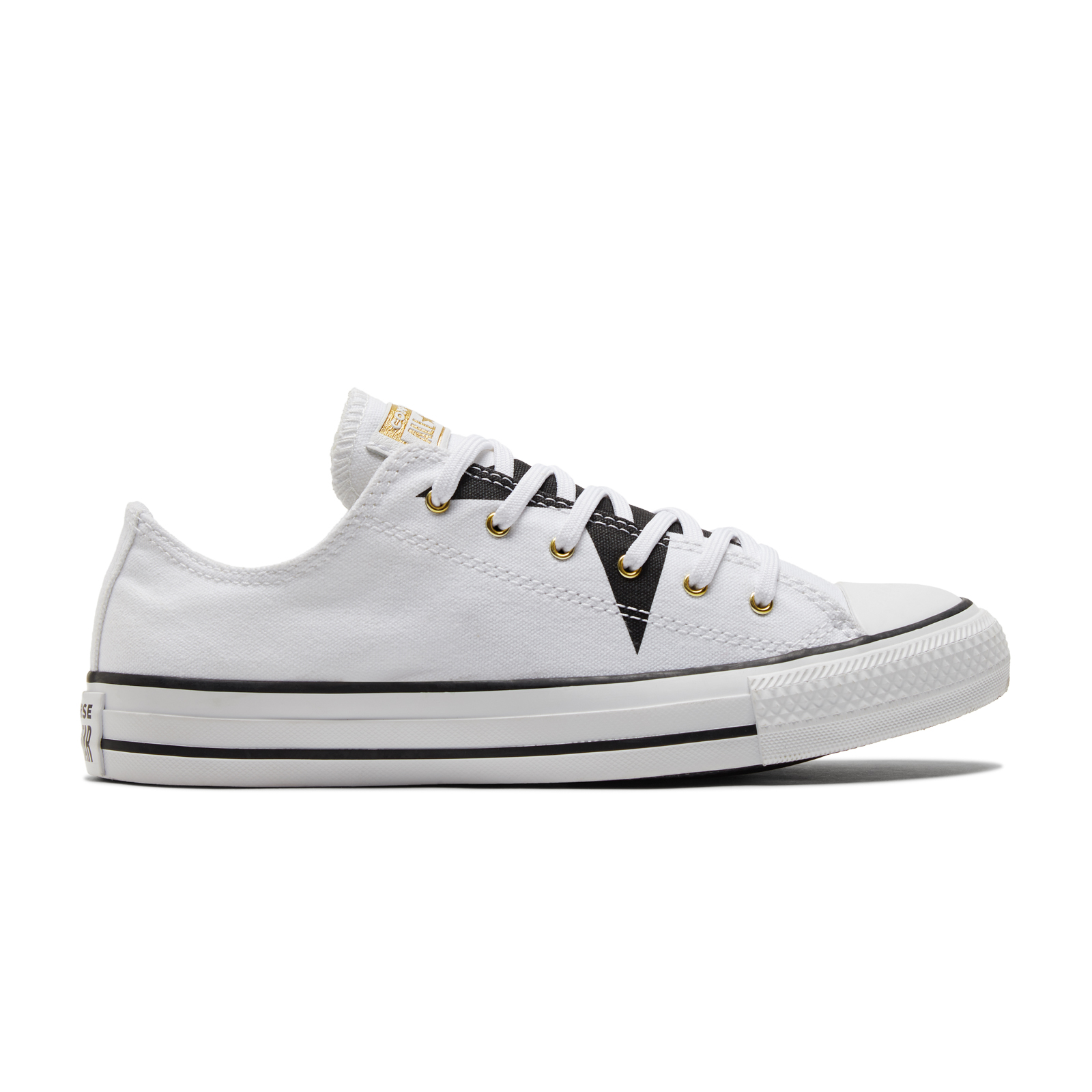 converse匡威官方allstar低帮撞色星星板鞋复古帆布鞋