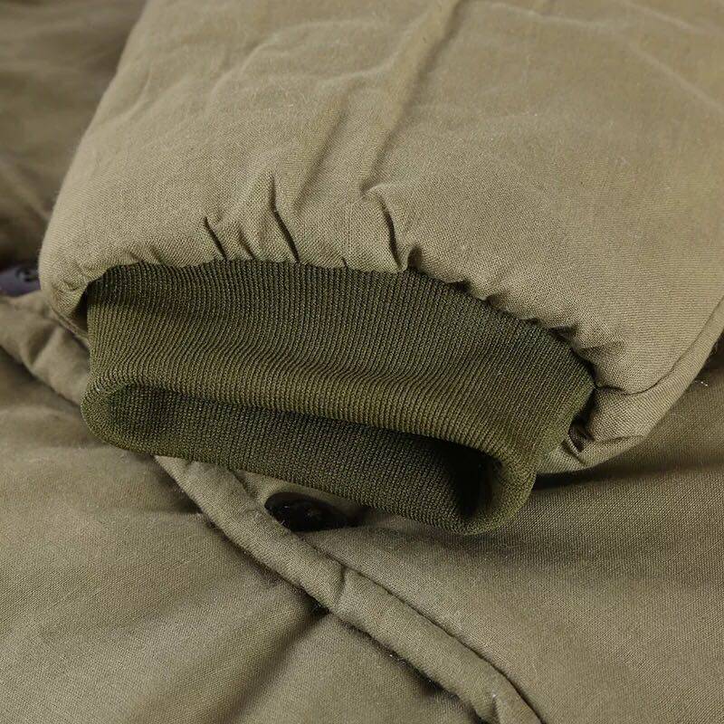 劳保军绿棉袄部队棉衣加厚棉裤套装防寒保暖工装制服