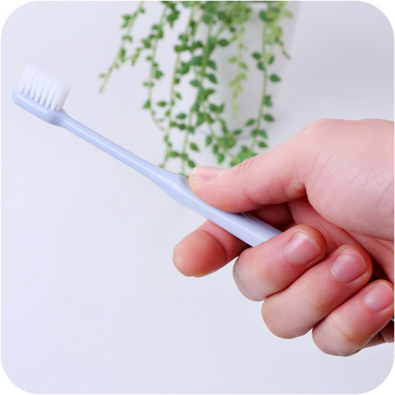 牙刷家居小头磨毛尼龙单尖丝纳米细毛牙刷