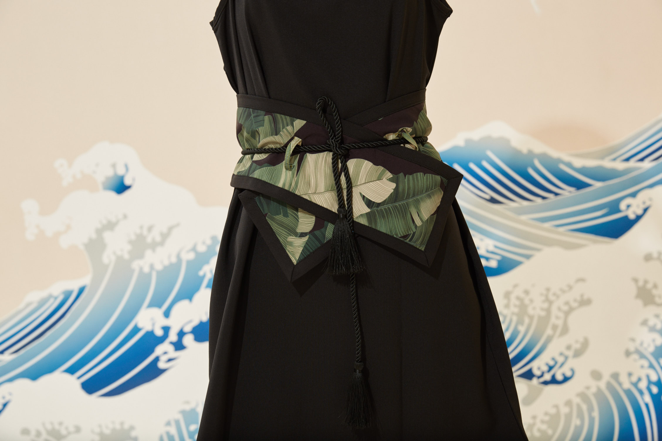 casa origin 新款日式和风汉服古风文艺梅花锦缎复古腰封腰带女