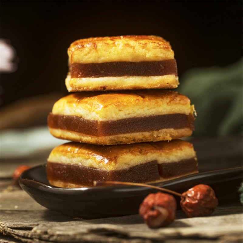 吉祥点心铺酸甜京糕山楂饼天津特产老人小孩零食传统手