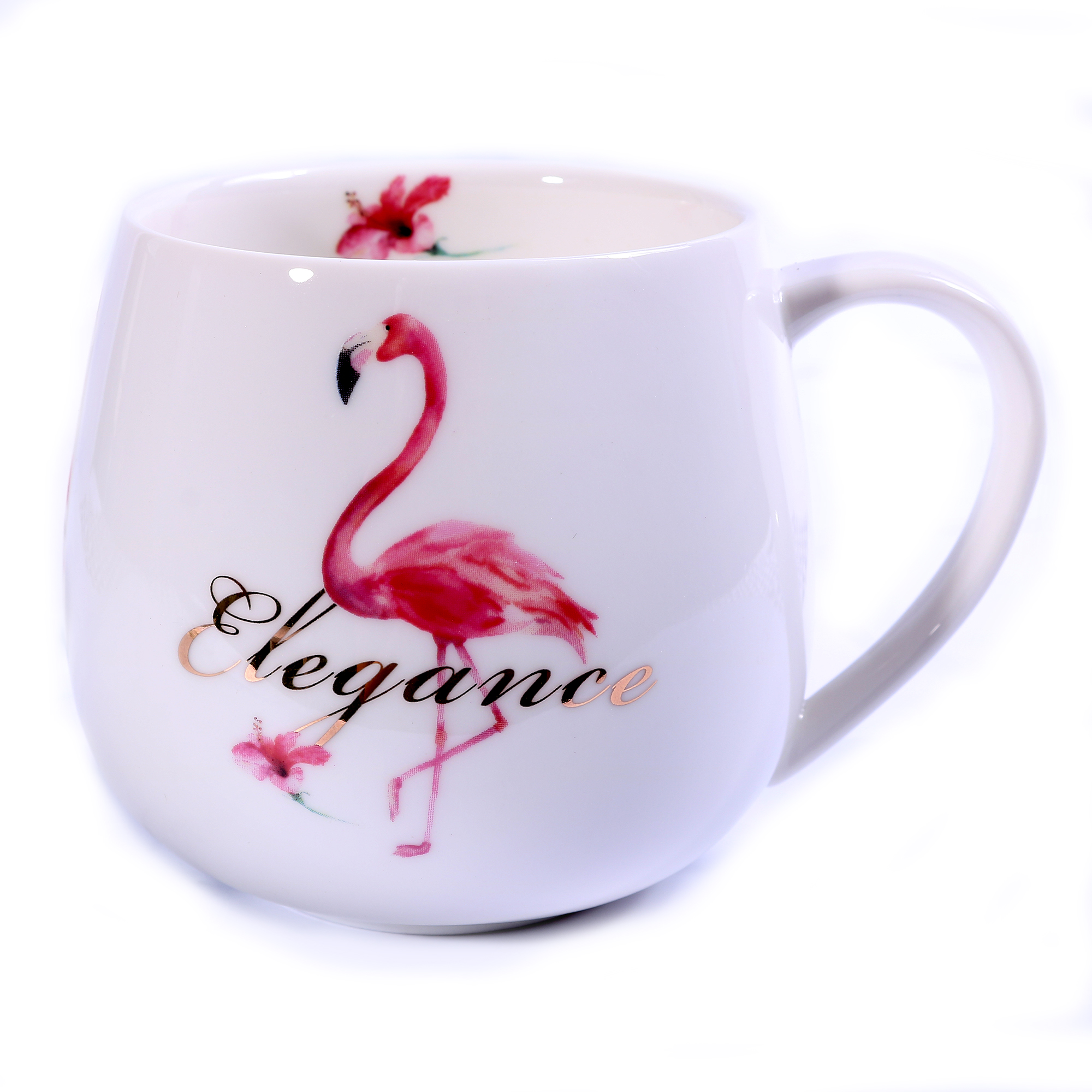 陶瓷定制水杯森系清新简约logo家用瓷杯男女马克杯