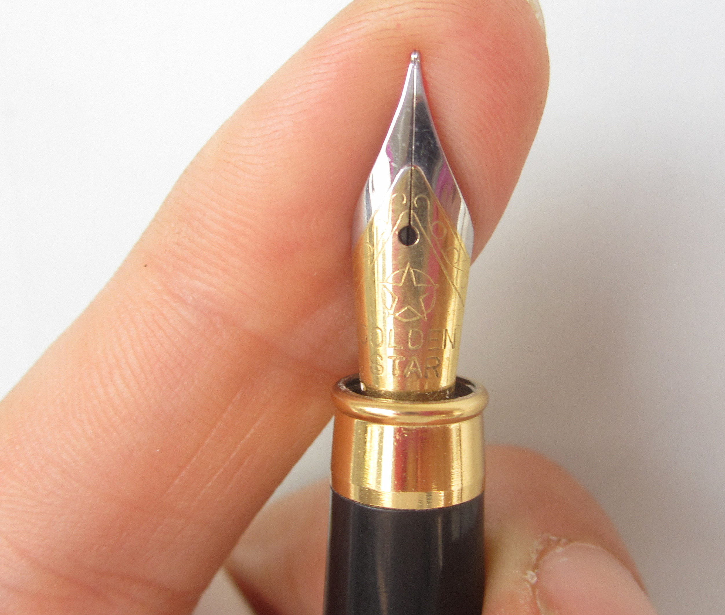 心脏急救笔 北京金星老钢笔 铱金笔 库存 1998年生产收藏包邮