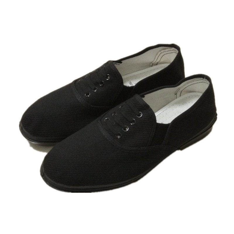 际华强人3515正品87布鞋黑色低帮劳保解放鞋军工78酒店工作休闲鞋