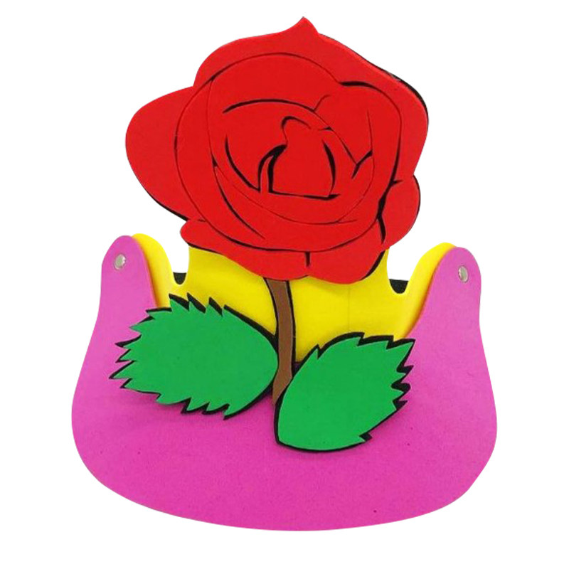 三只蝴蝶eva立体头饰派对活动幼儿园表演道具聚会装饰帽子